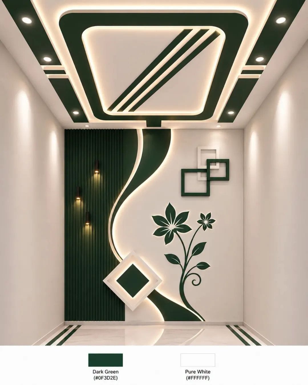 Interior decor wall feature